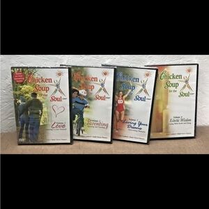 New Volumes 1-4 Chicken Soup for the Soul DVDs Inspriational